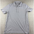 TravisMathew Polo Shirt Mens Medium Gray Golf Performance Short Sleeve