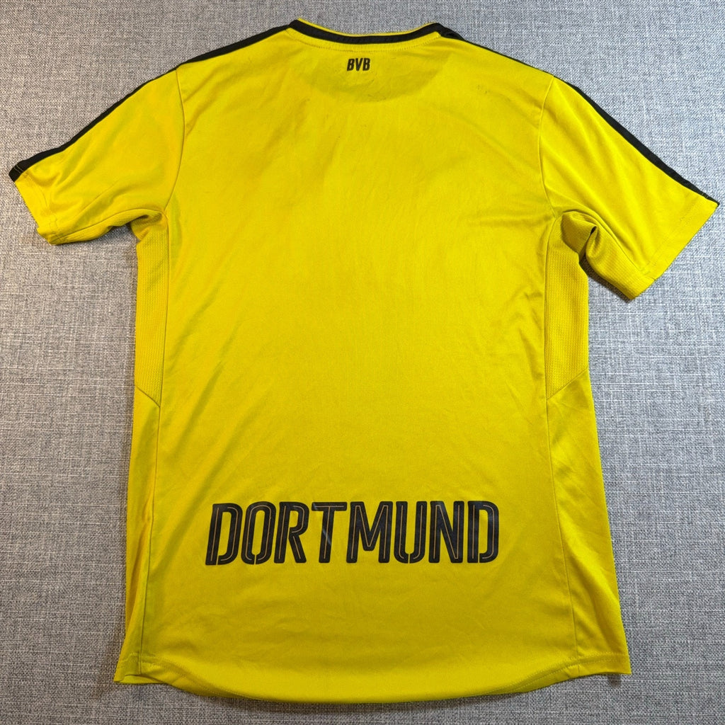Borussia Dortmund 2016-17 Home Jersey Puma BVB Evonik Men L Yellow Flaws