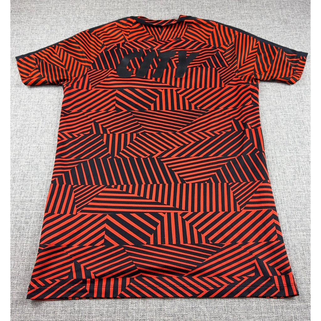 Manchester City Nike Dri-FIT Soccer Shirt Men M Red Black MCFC Football Jersey