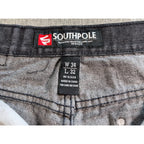Southpole Jeans Mens 34x32 Black Denim Y2K Streetwear Relaxed Straight Fit 2000s