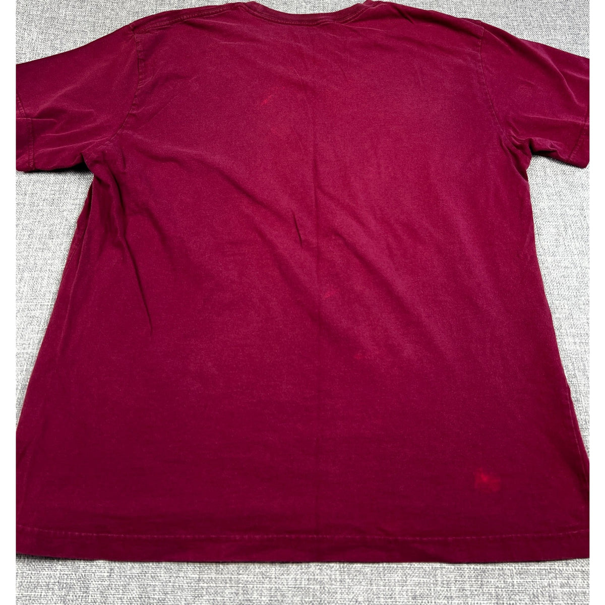 Disney Store Mickey Mouse Donald Duck Graphic Tee Burgundy Adult Large