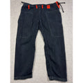93brand Casual Gi Pants Mens A2 Black Orange Drawstring Jiu Jitsu Lounge
