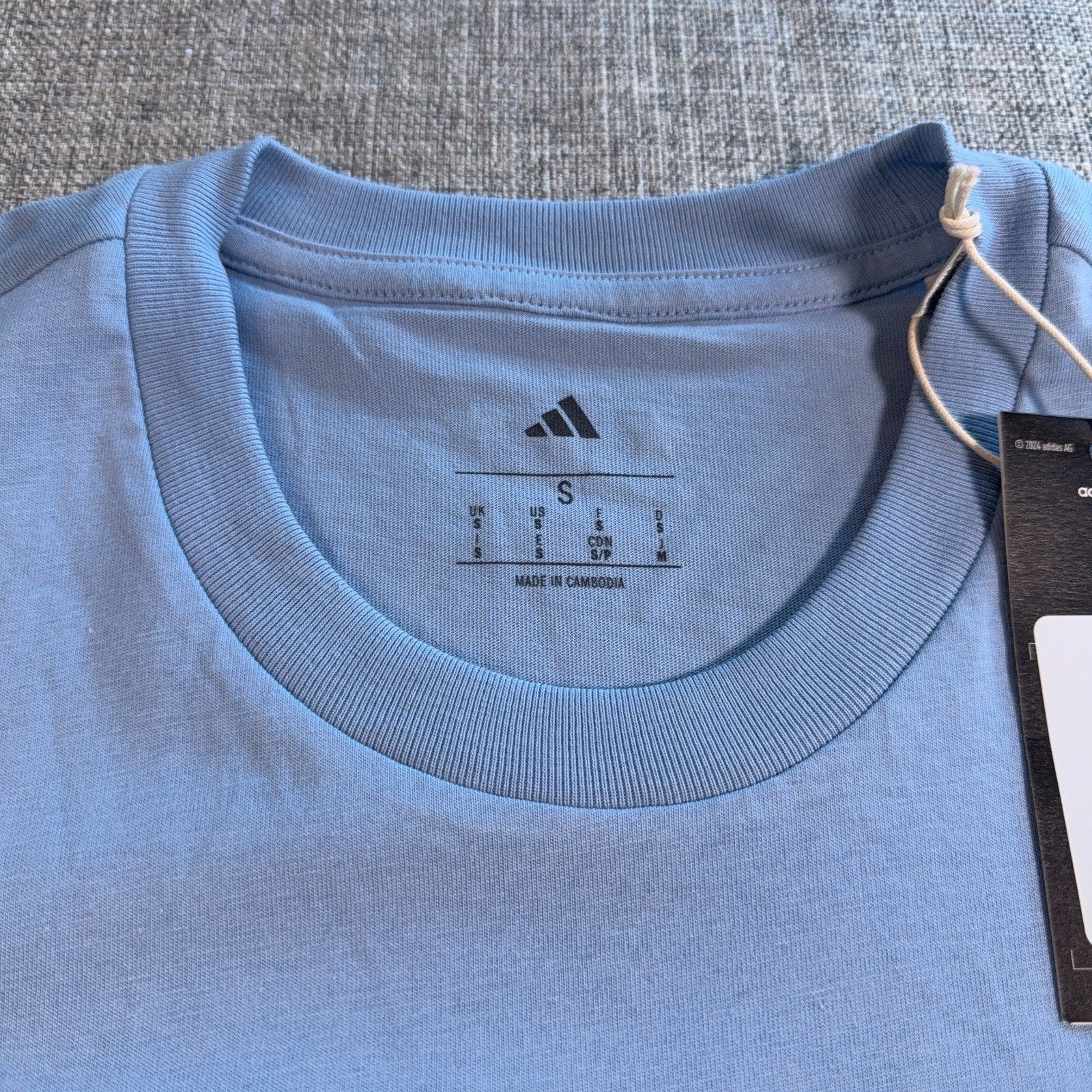 Adidas Argentina AFA DNA T Shirt Mens Small NWT Blue Soccer Football National