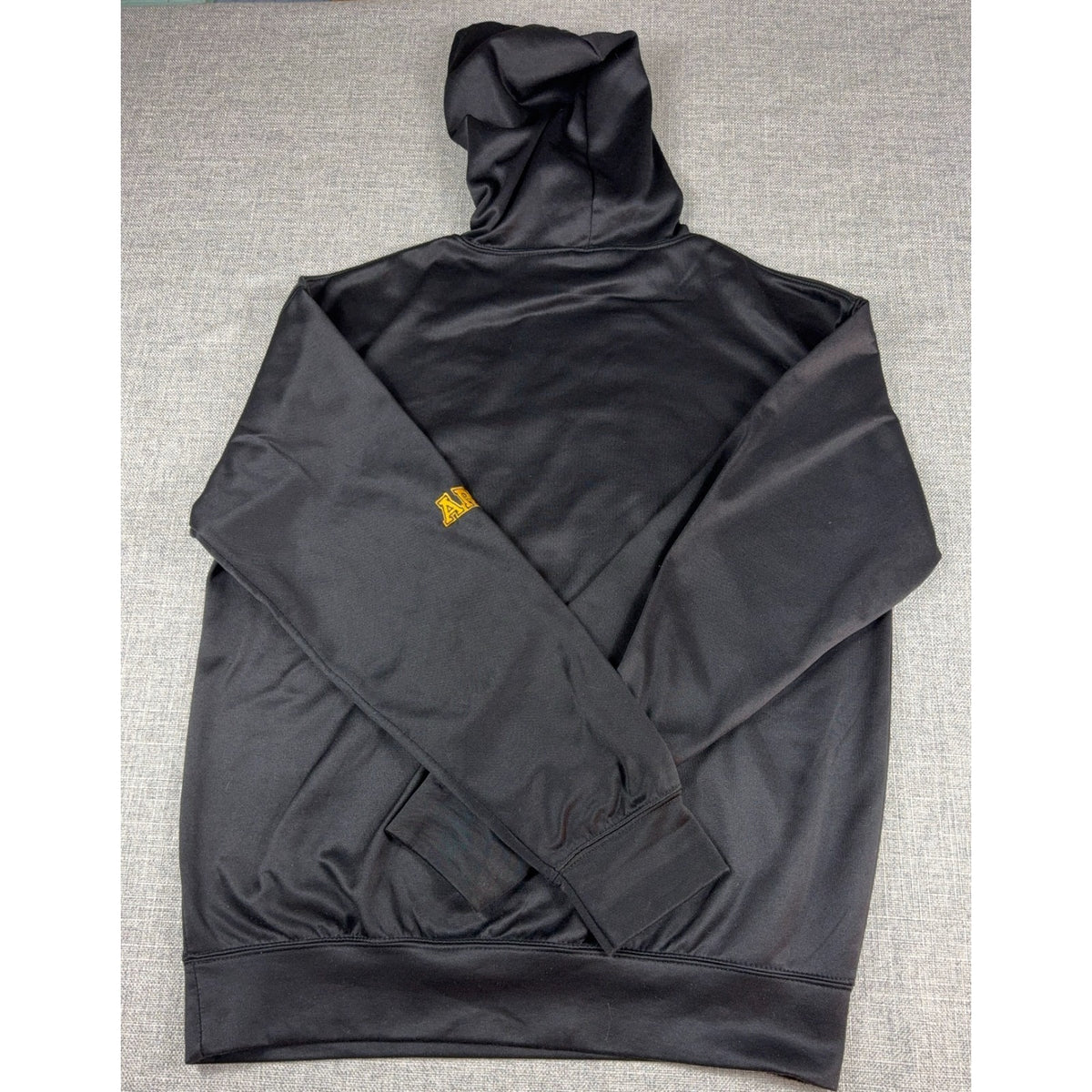 US Army Hoodie Mens Black Gold Embroidered Logo Pullover Military Sweatshirt