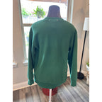 Champion Crewneck Sweatshirt Womens Small Green USA Athletic Embroidered Logo