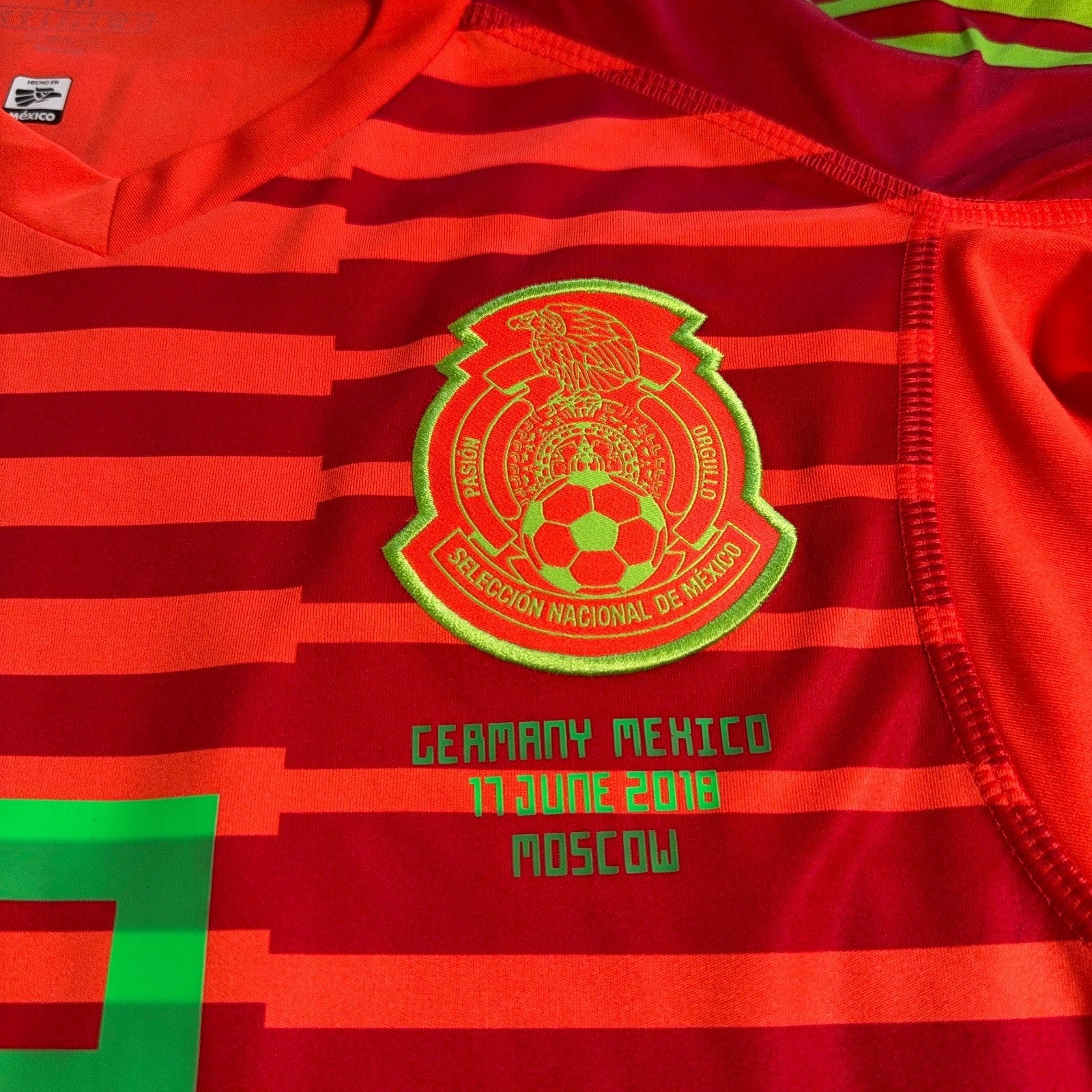 Adidas Mexico Ochoa 13 Goalkeeper Jersey Men M 2018 World Cup Russia Soccer