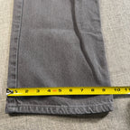 Kikwear Rushmore Jeans Mens 33x30 Gray Baggy Wide Leg Y2K Rave Skater Denim