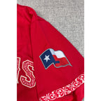 TEJAS Dallas College Jersey #23 Mexico Texas Flag Men's M Baseball