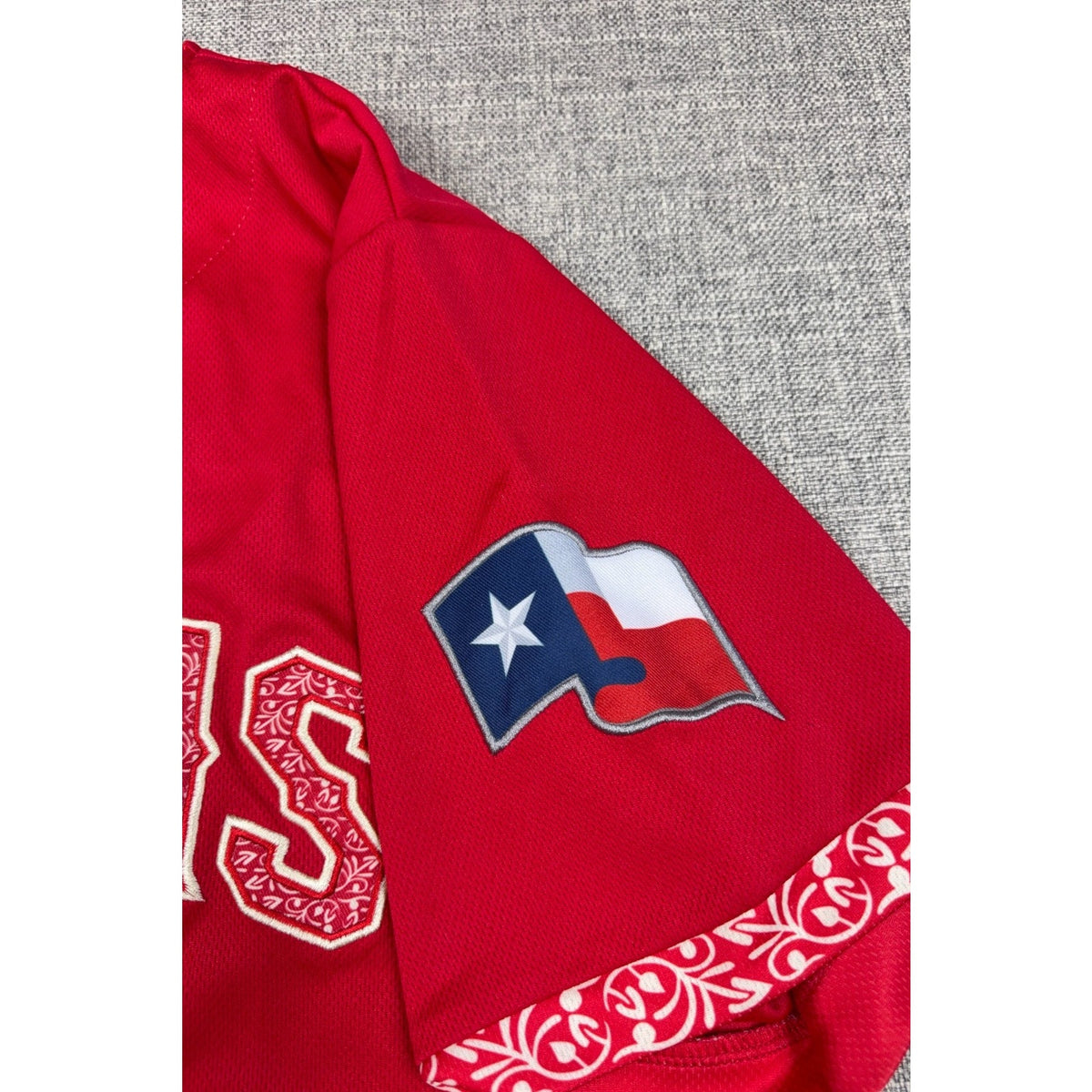 TEJAS Dallas College Jersey #23 Mexico Texas Flag Men's M Baseball