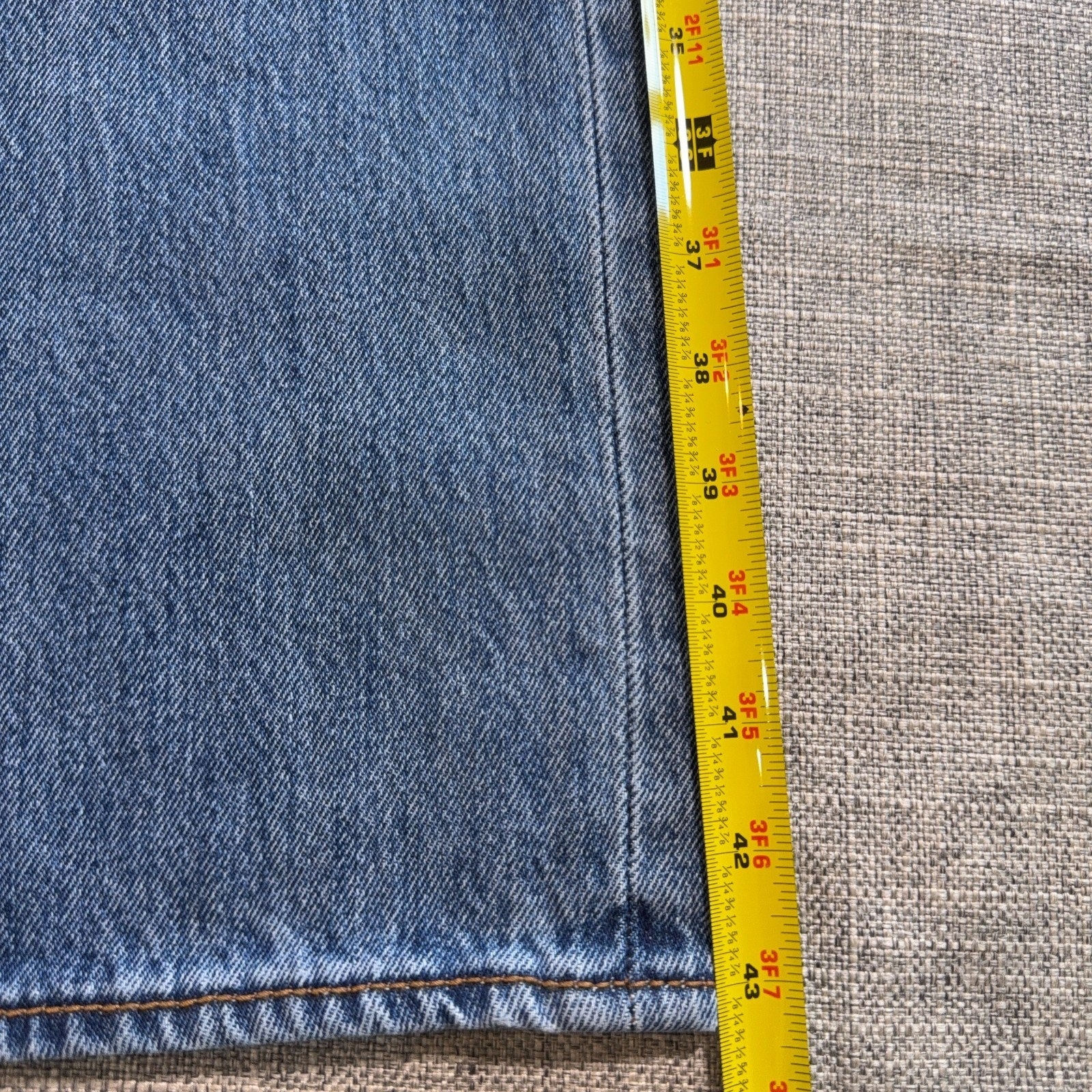 Levi’s 501 Original Fit Stretch Jeans Mens 33x34 NWT Button Fly Blue Denim