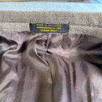 Cortefiel Cantex Wool Cashmere Sport Coat Mens 42R Brown Plaid Blazer Italy