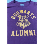 Harry Potter Hogwarts Alumni Burgundy Long Sleeve T Shirt 2X 50/52