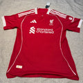 Liverpool FC 25/26 Home Jersey Mens XL Adidas Red Soccer Shirt NWT LFC EPL