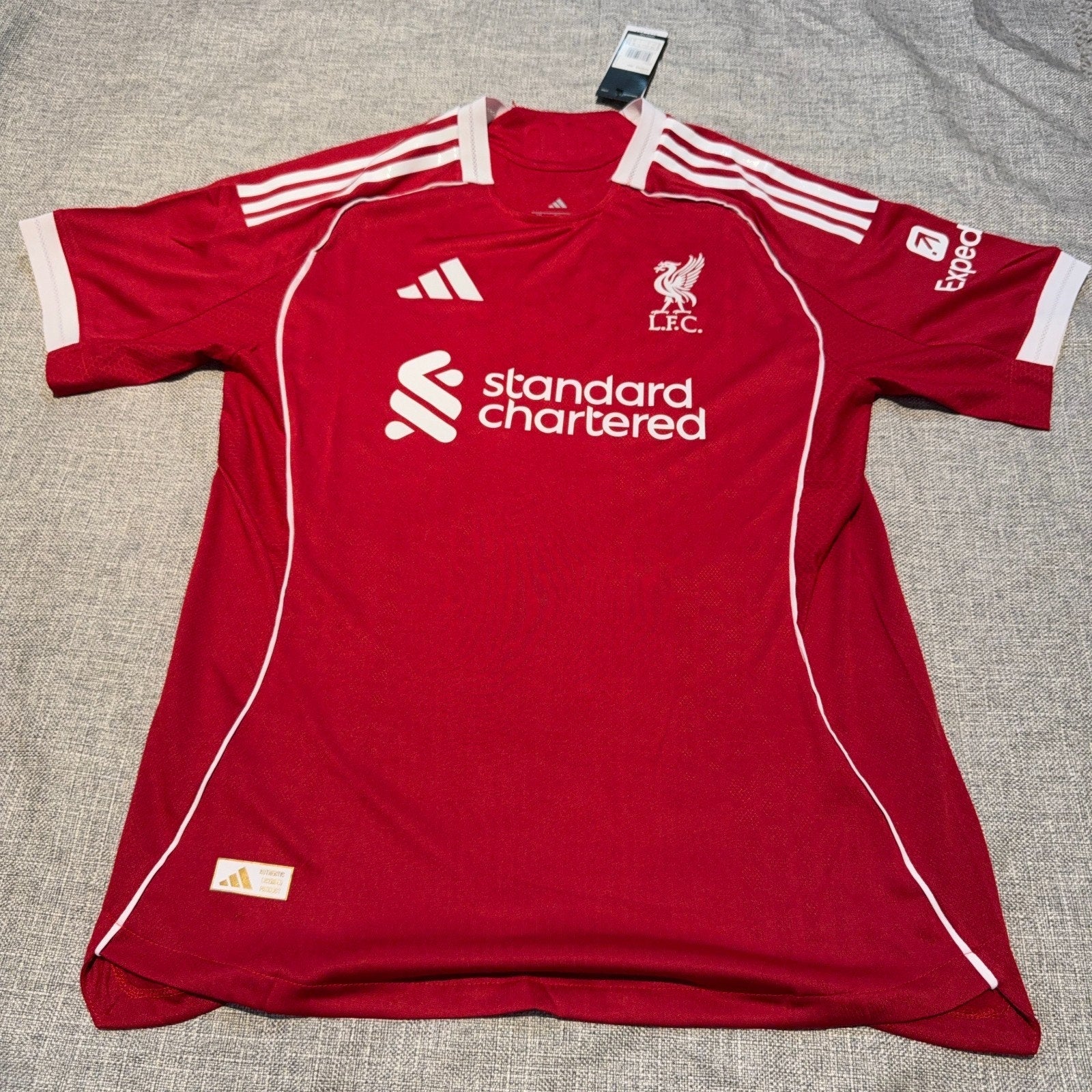 Liverpool FC 25/26 Home Jersey Mens XL Adidas Red Soccer Shirt NWT LFC EPL