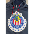 CD Guadalajara Chivas Rayadas Hoodie L Gray Soccer Club Pullover Flawed