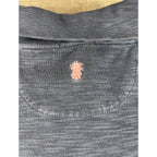 Tommy Bahama Women L Sleeveless Knit Dress Quarter Zip Blue Contrast Stitch