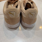 Puma Suede Classic Womens 8 Beige Peach Low Top Sneakers Casual Shoes US 5.5