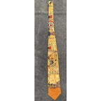 Vintage Tango By Max Raab Golf Novelty Tie 100% Silk Country Club Art USA