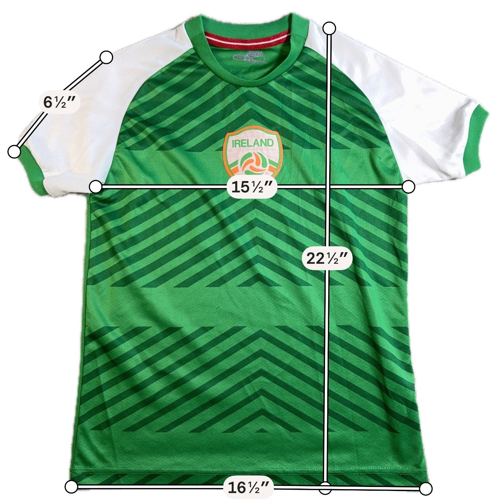 Lot 2 Youth Soccer Jerseys AC Milan Ireland Moody #19 Red Green Fan Shirts