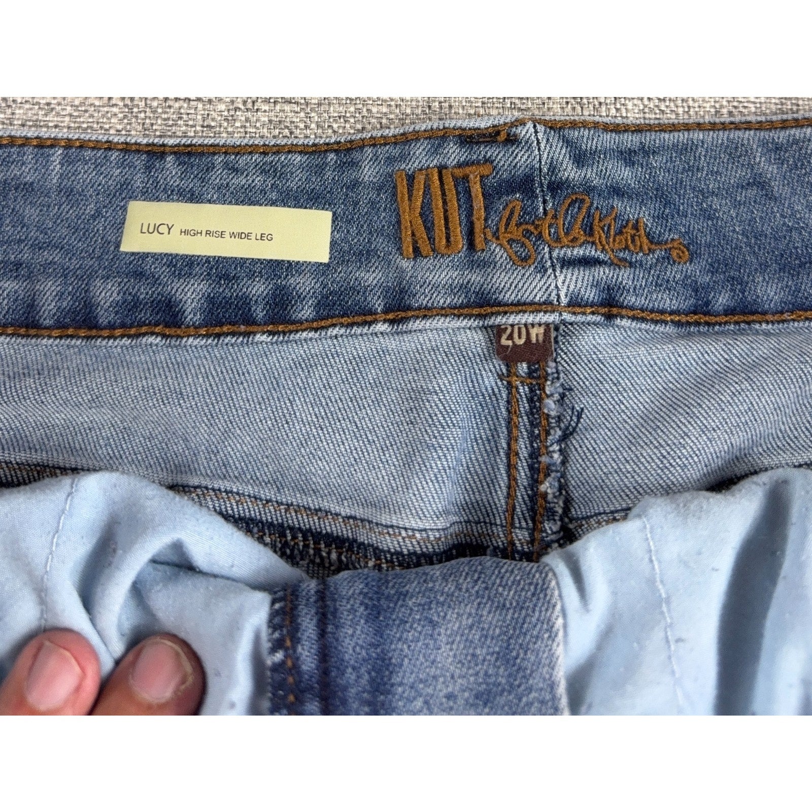 KUT from the Kloth Lucy High Rise Wide Leg Jeans, Women’s Size 20W