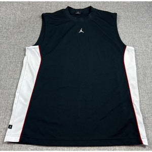 Y2K Jordan Basketball Jersey Mens XL Black White Red Jumpman 233981-011