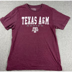 Texas A&M Aggies Colosseum T Shirt Mens Medium Maroon NCAA College Graphic Tee