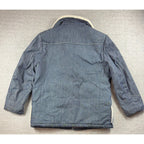 Vintage Montgomery Ward Sherpa Lined Denim Jacket Mens M Western Ranch Coat