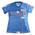 Nike Chicago Red Stars NWSL Jersey Women Small 2020 Blue Soccer Kit