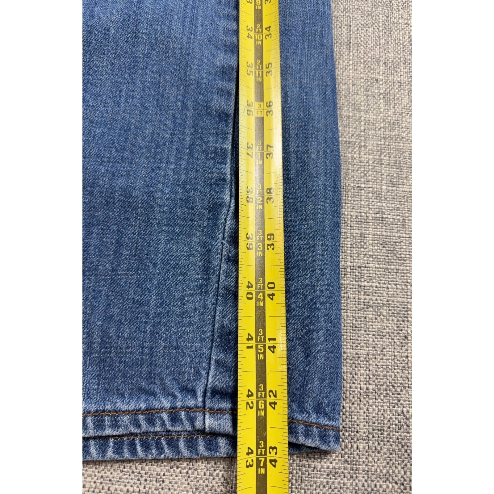 Lucky Brand 181 Relaxed Straight Jeans Mens 31x34 Blue 100% Cotton Denim