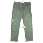Denim & Supply Ralph Lauren Mens 29 Olive Green Chino Pants Cotton Straight