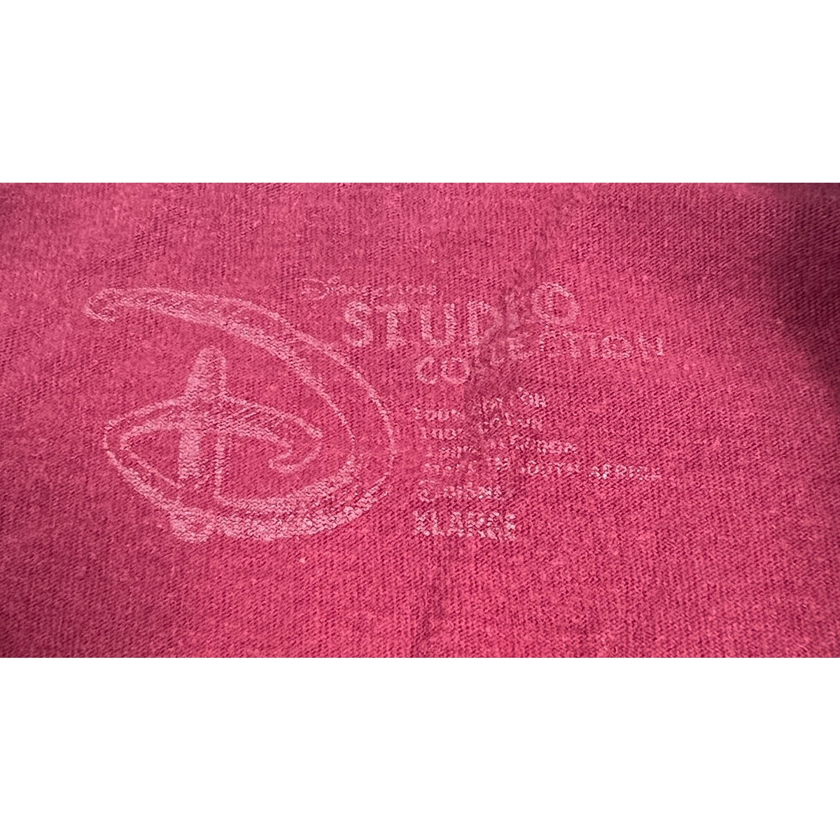 Disney Store Mickey Mouse Donald Duck Graphic Tee Burgundy Adult Large