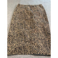 Leopard Print Resort Vacation Statement Skirt Casual