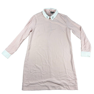 Victoria Beckham for Target Bunny Collar Pink Shift Dress Women M Rabbit