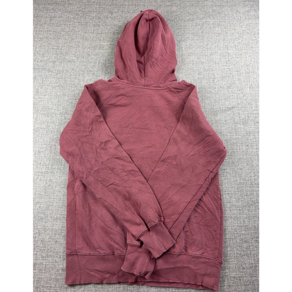 The North Face Women XS Hoodie Dusty Rose Floral Logo Pullover Sweatshirt