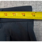 Liverpool Los Angeles Womens 14/32 Black Cropped Flare Dress Pants Stretch Flaw
