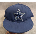 Dallas Cowboys New Era 59FIFTY Fitted Hat 7 5/8 Navy NFL Flat Brim
