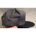 Mitchell & Ness Brooklyn Nets NBA Gray Black B Logo Snapback Hat Cap