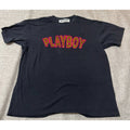 Playboy PacSun Rhinestone Studded Logo Black T-Shirt Adult 21x27 Y2K Bling