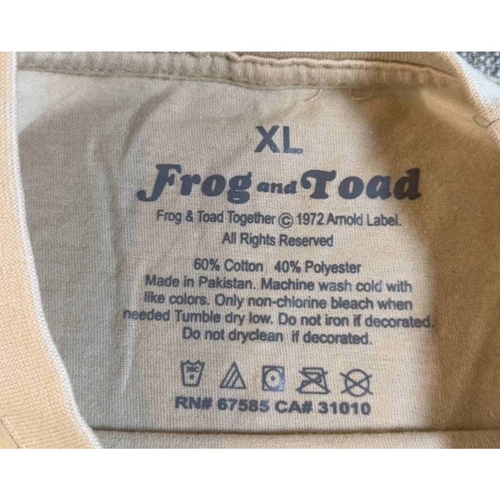 Frog & Toad We Must Stop Eating Graphic Tee Adult XL