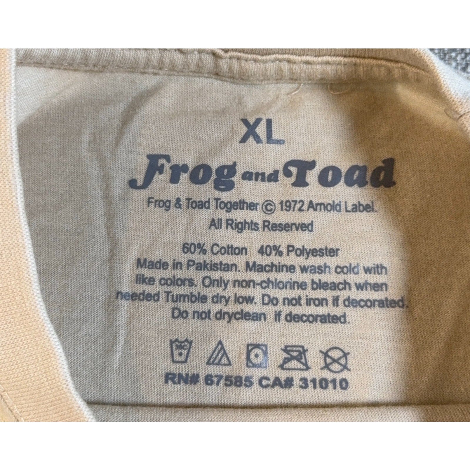 Frog & Toad We Must Stop Eating Graphic Tee Adult XL