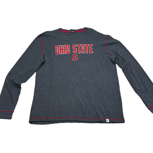 Ohio State Buckeyes Colosseum Thermal Shirt Men's XXL Gray Long Sleeve