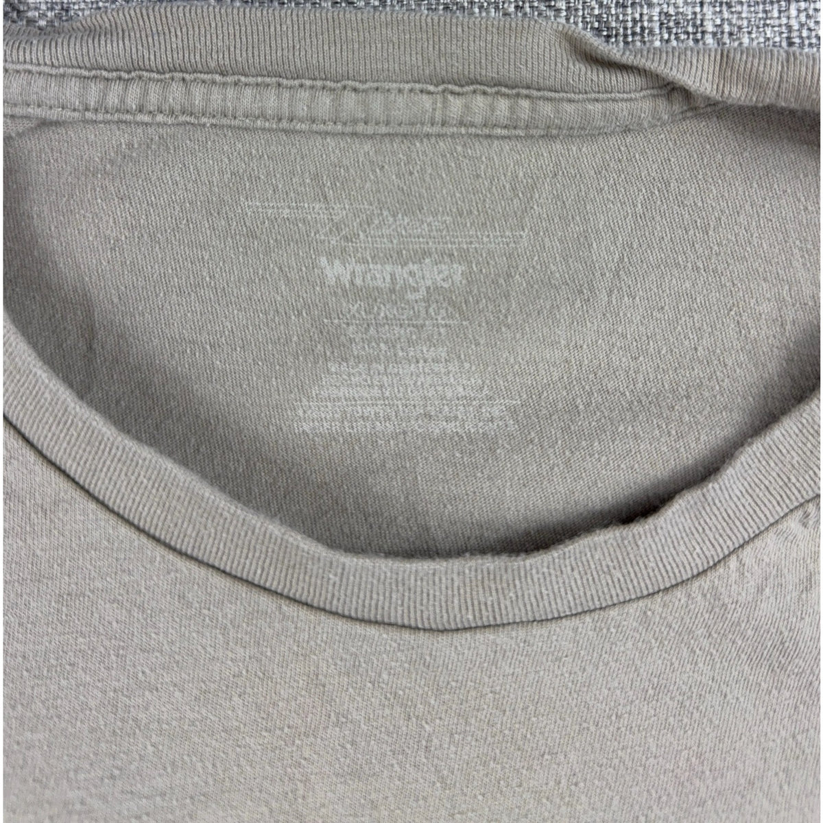 Wrangler ZZ Top Lowdown Since 69 Mens L Tan Double Sided Graphic T Shirt