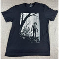 Disney Edward Scissorhands T Shirt Large Black Movie Graphic Tim Burton Goth Tee