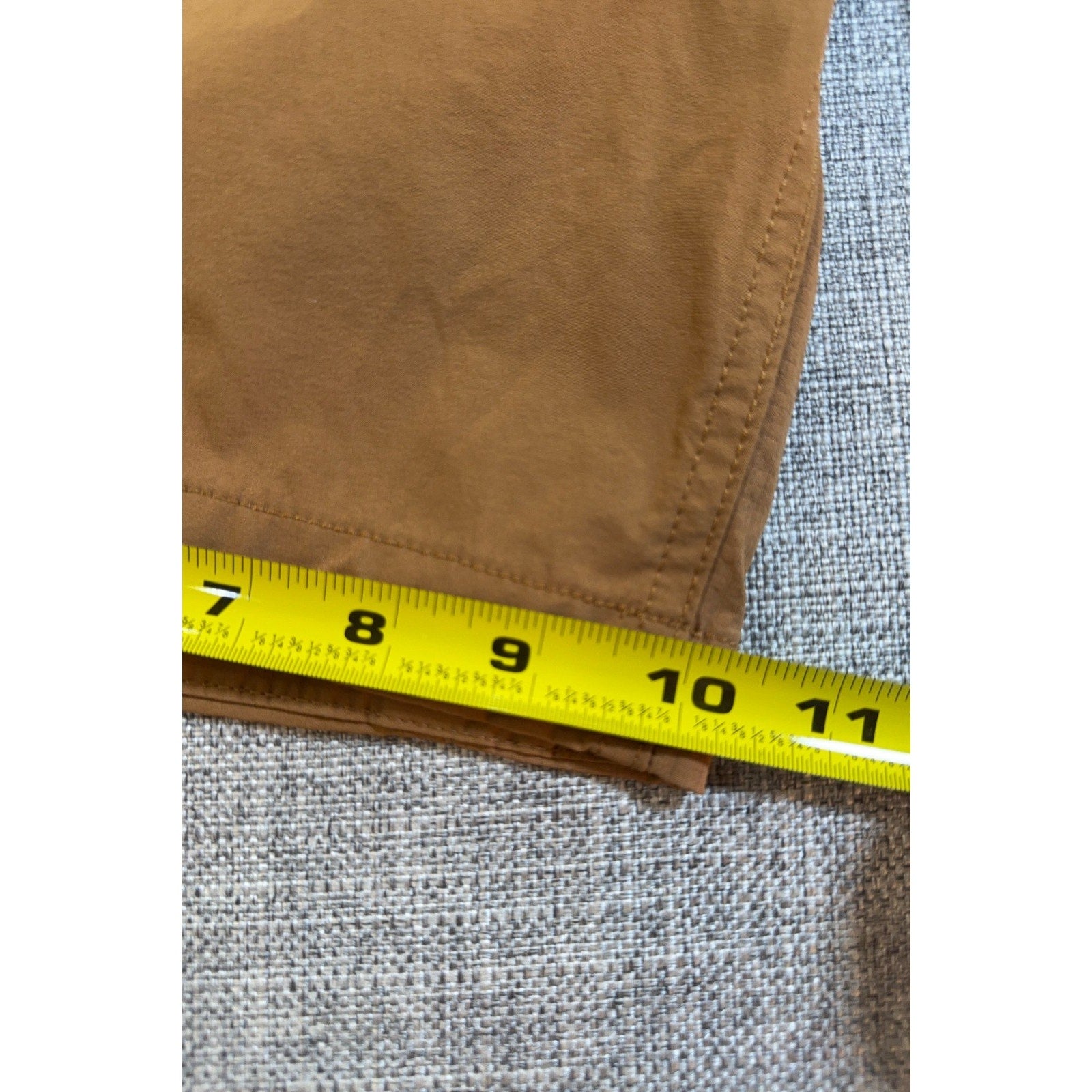 Carhartt Force Shorts Mens 33 Brown Relaxed Fit Stretch Nylon Hiking Work