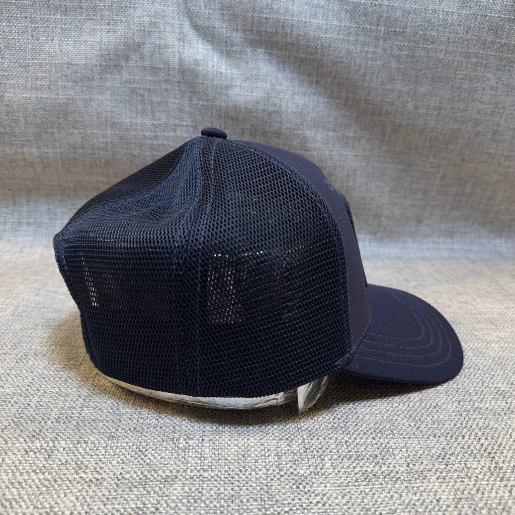 FC Barcelona FCB Navy Trucker Hat Mesh Snapback Barça Crest Soccer Cap OSFA
