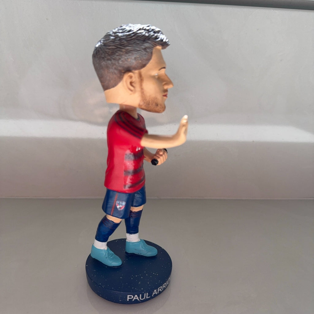 Paul Arriola #7 FC Dallas Bobblehead MLS Soccer Figure Red Jersey Collectible Ra