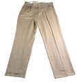 Polo Ralph Lauren Pants Mens 36x30 Khaki Pleated Herringbone Cuffed Cotton