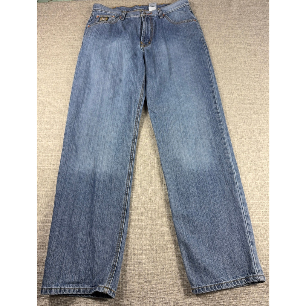 Cinch Men’s Jeans 32x32 Blue Denim Straight Leg Western Cowboy 100% Cotton