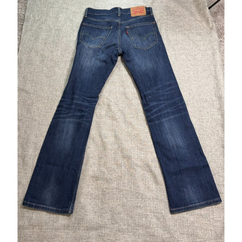 Levi’s 527 Jeans Mens 29x32 Slim Bootcut Dark Wash Blue Denim Stretch 05527-0459