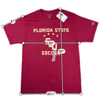 Champion Florida State FSU Womens Soccer Four Stars T Shirt Medium NWT Garnet